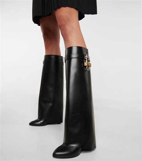 givenchy shark lock boots knock off|Givenchy shark lock inspired boots.